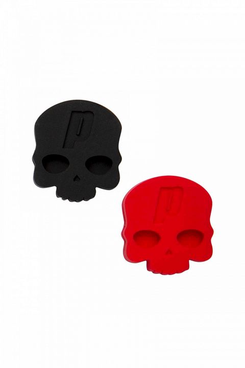 Prince Hydrogen Skull-Damp Vibration Dampener 2-Pack Red / Black